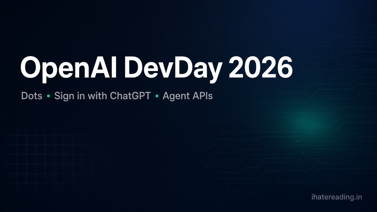 OpenAI DevDay 2026: What Actually Matters for Builders (Dots, Sign In, Agents)